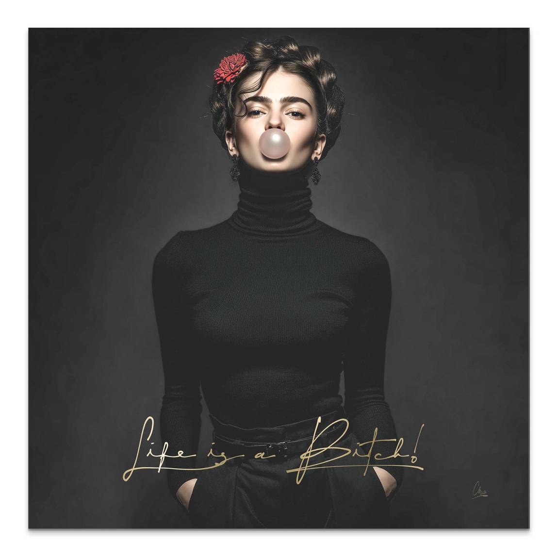 Fridas Life Alu Dibond Bild