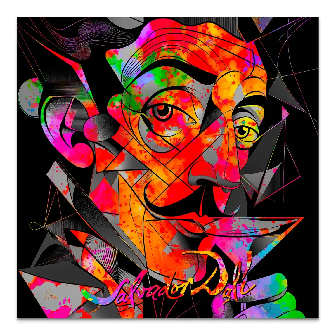 Infinite Mind Salvador Dalí AluDibond Bild - INGALERIE | Dein Onlineshop für moderne Wandbilder