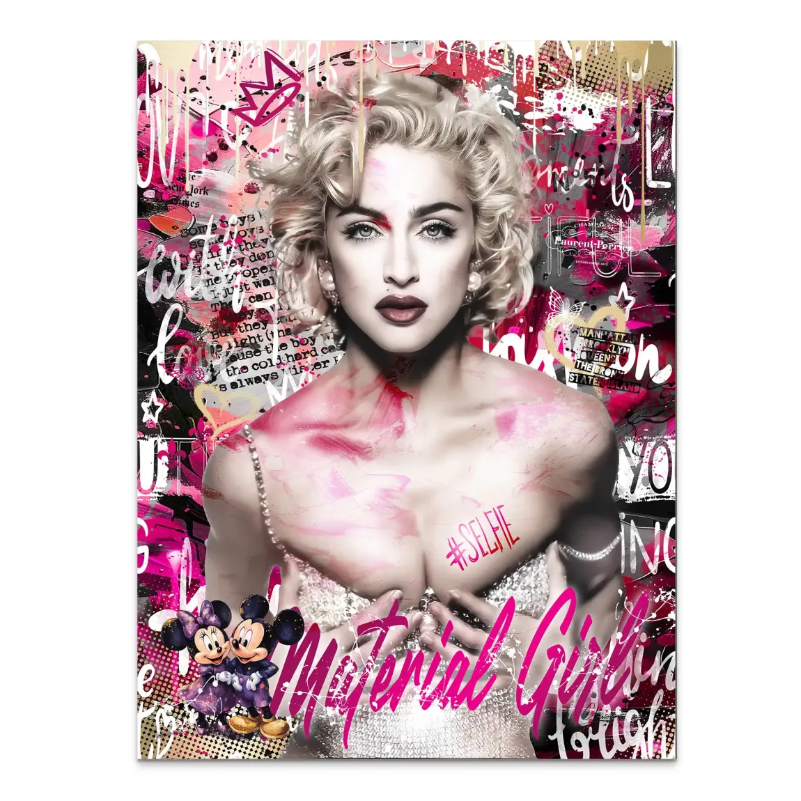 Pop Queen Vibes Alu Dibond Bild