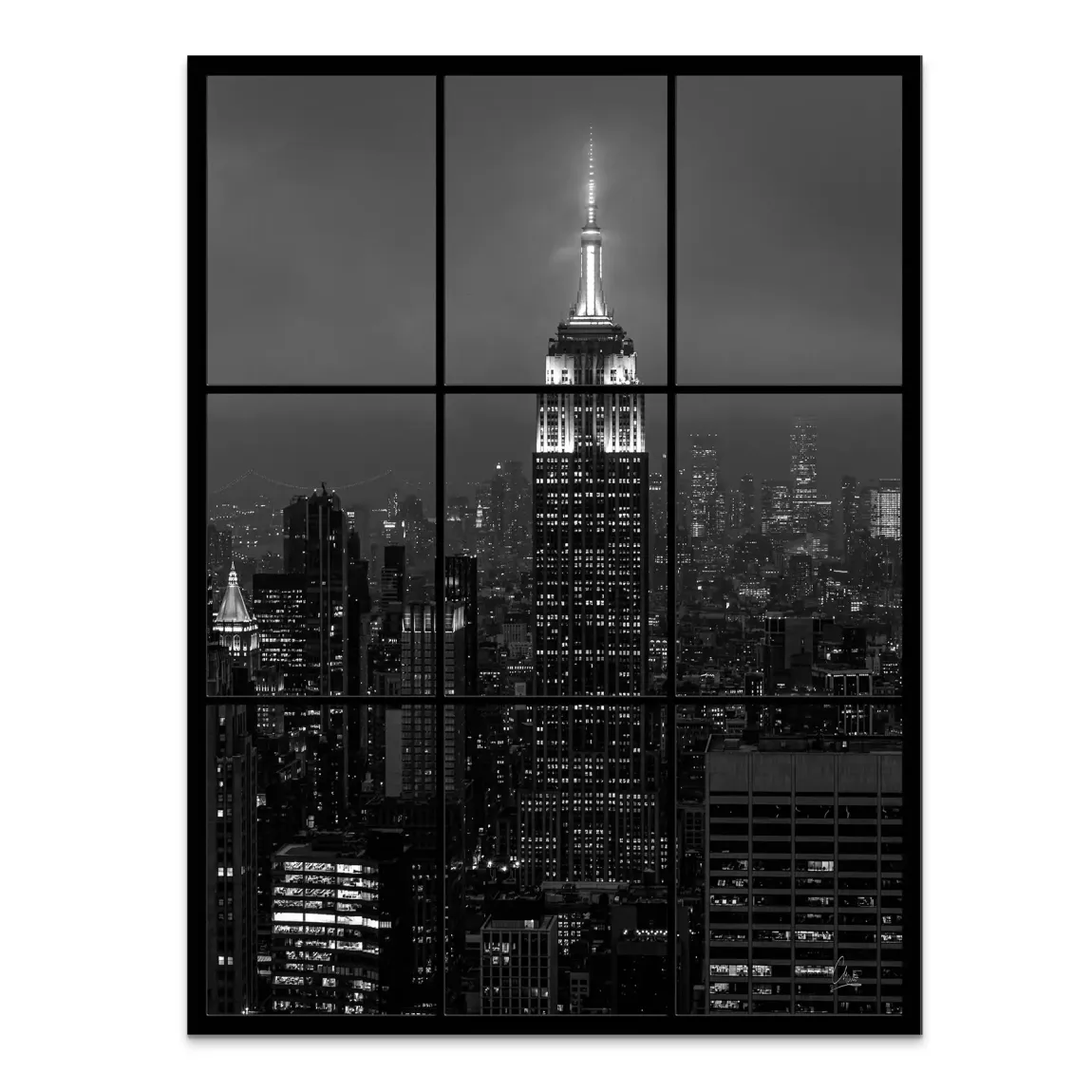 Midnight Crown New York Alu Dibond Bild