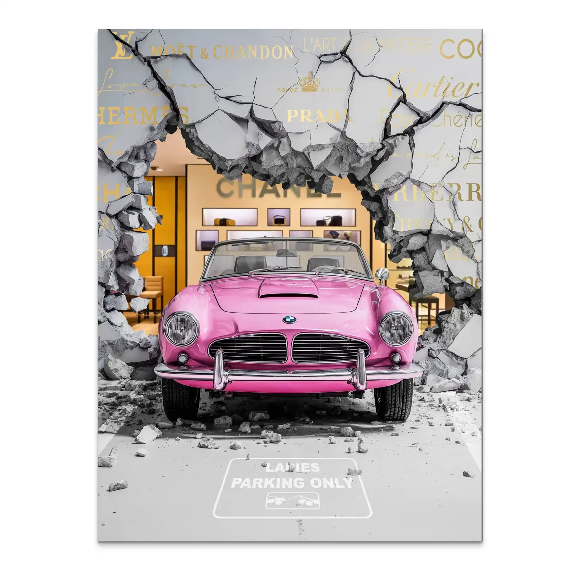 Coco Rebel Alu Dibond Bild