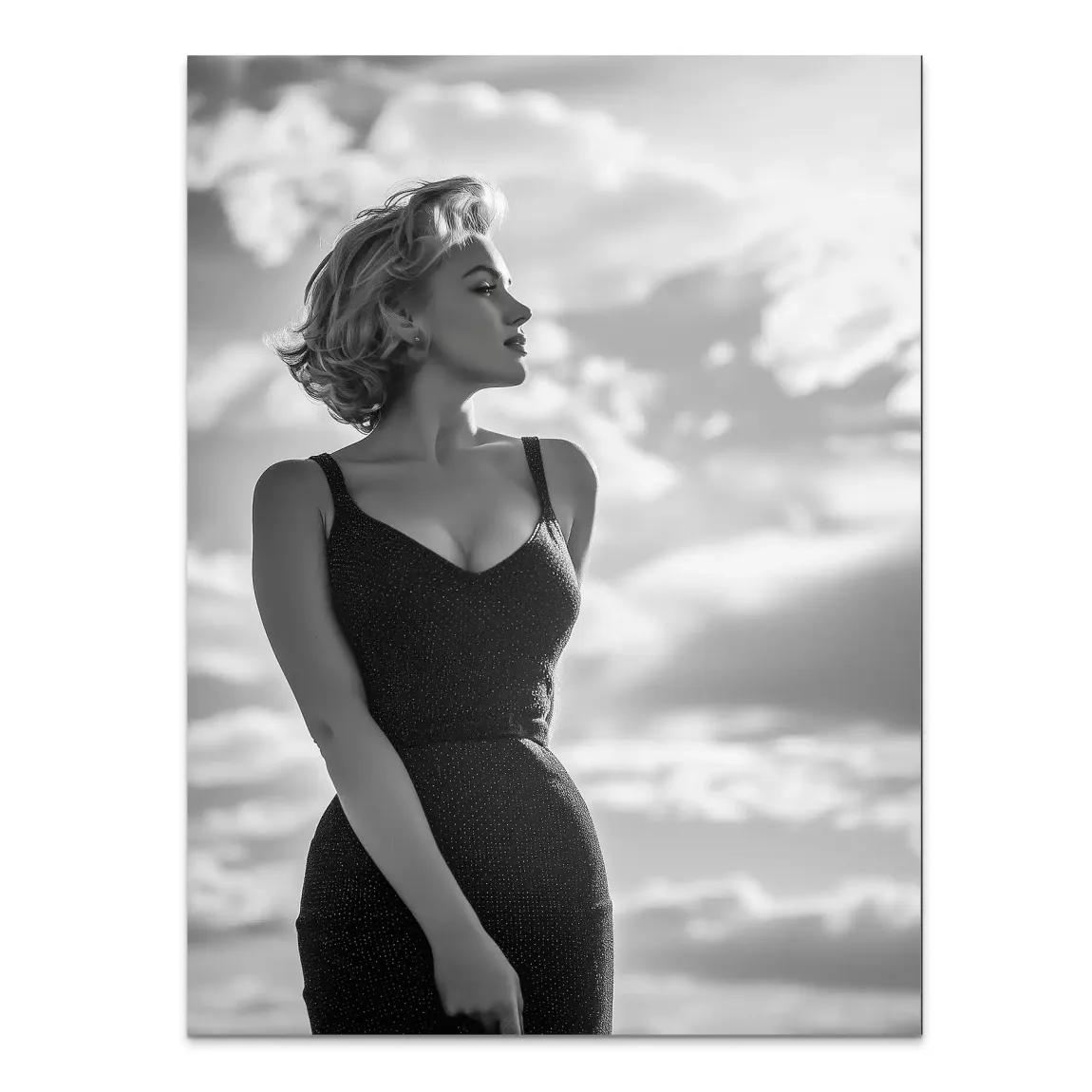 Marilyn Sunset Grace Alu Dibond Bild