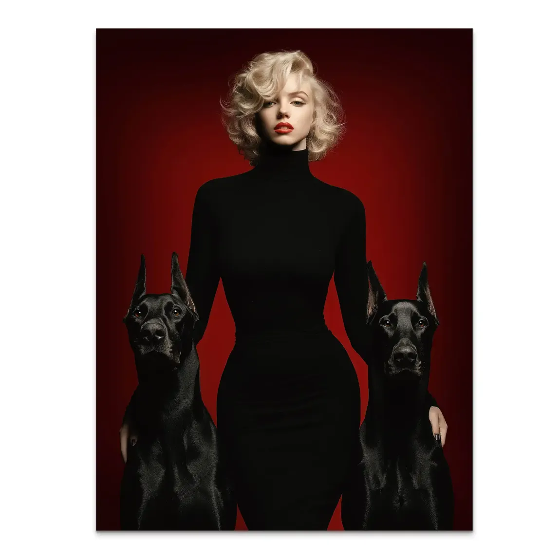 Majesty Marilyn Monroe Alu Dibond Bild