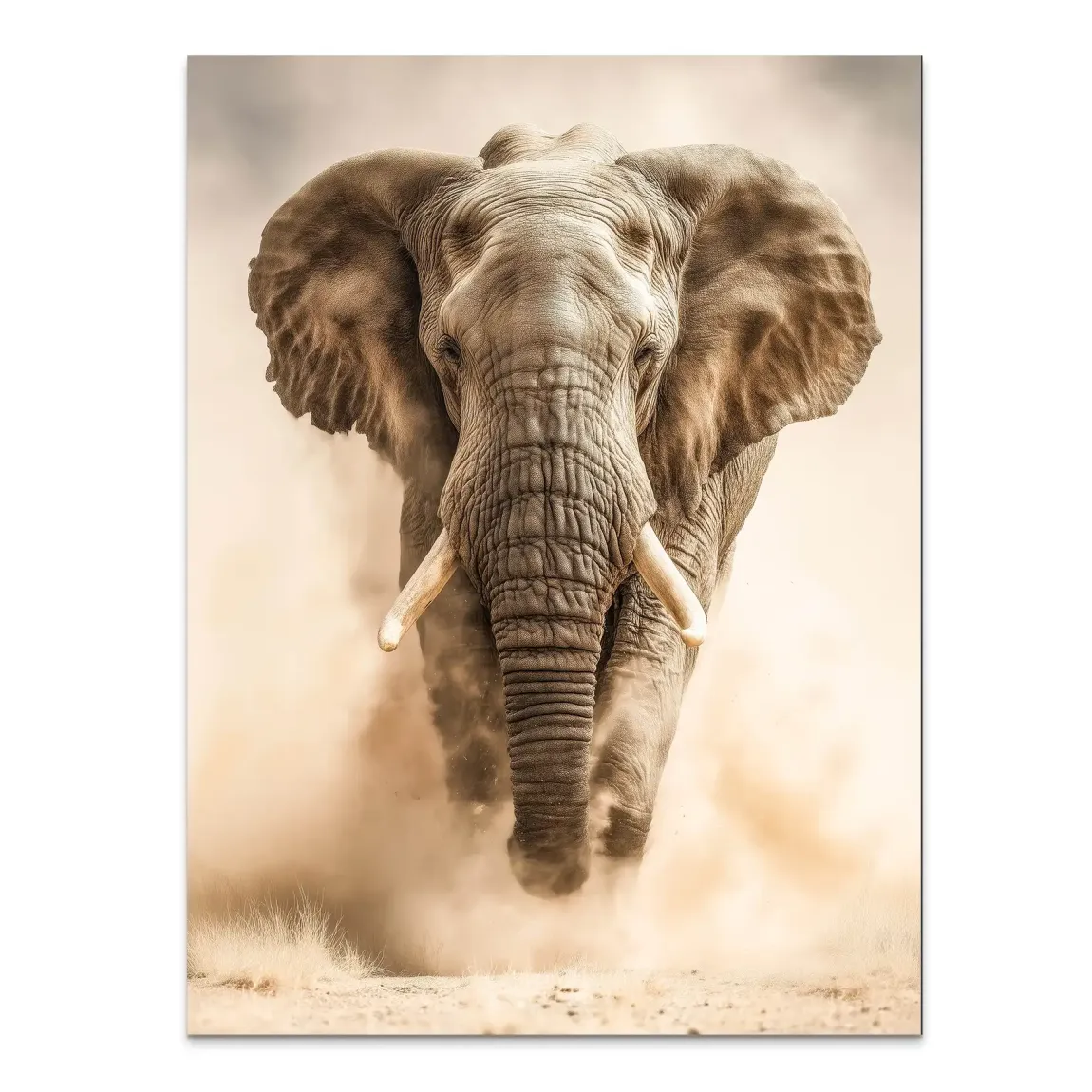 Emperor of the Savannah Alu Dibond Bild INGALERIE