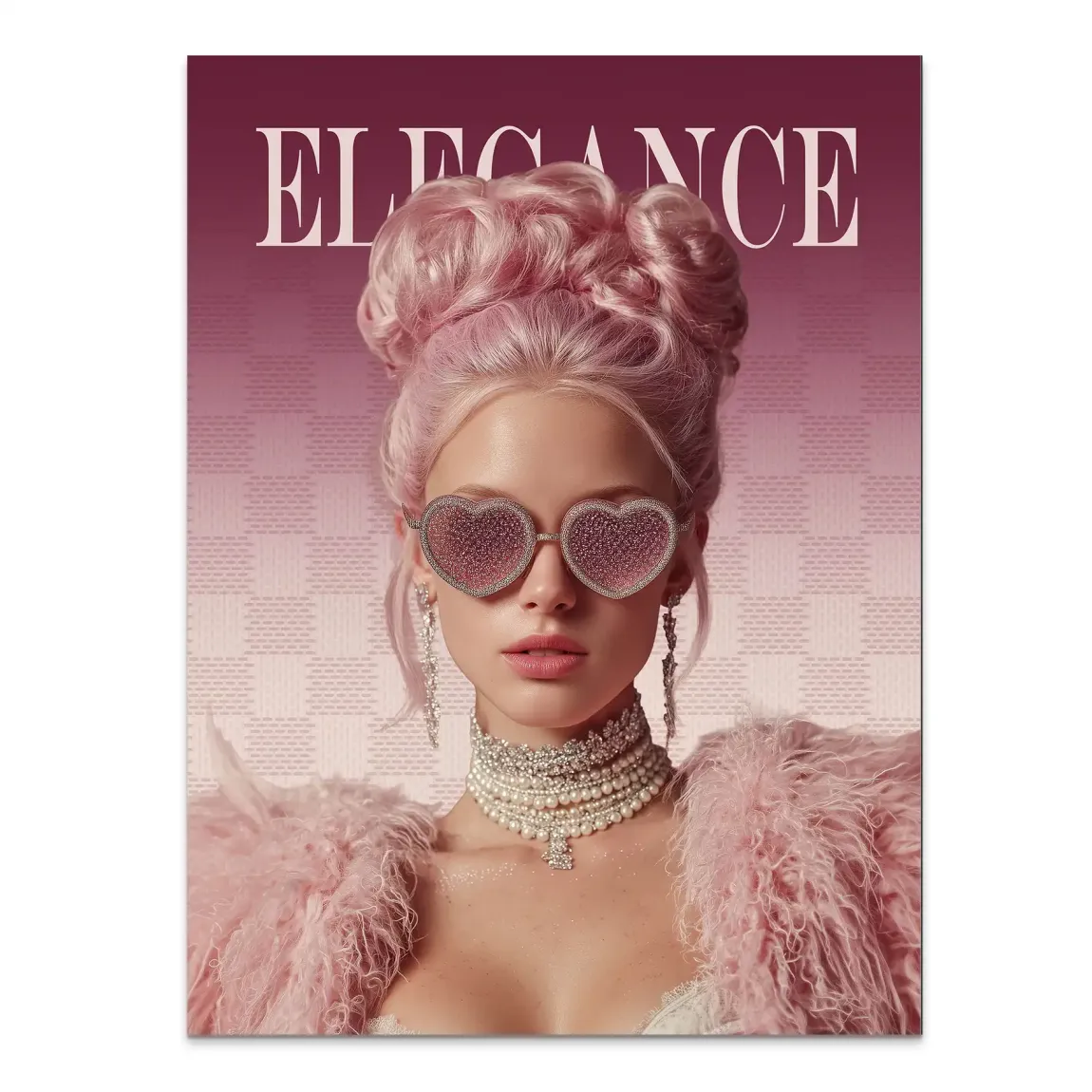 Lady Elegance Alu Dibond Bild