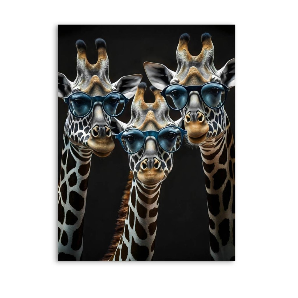 Die Drei Giraffen AluDibond Bild INGALERIE
