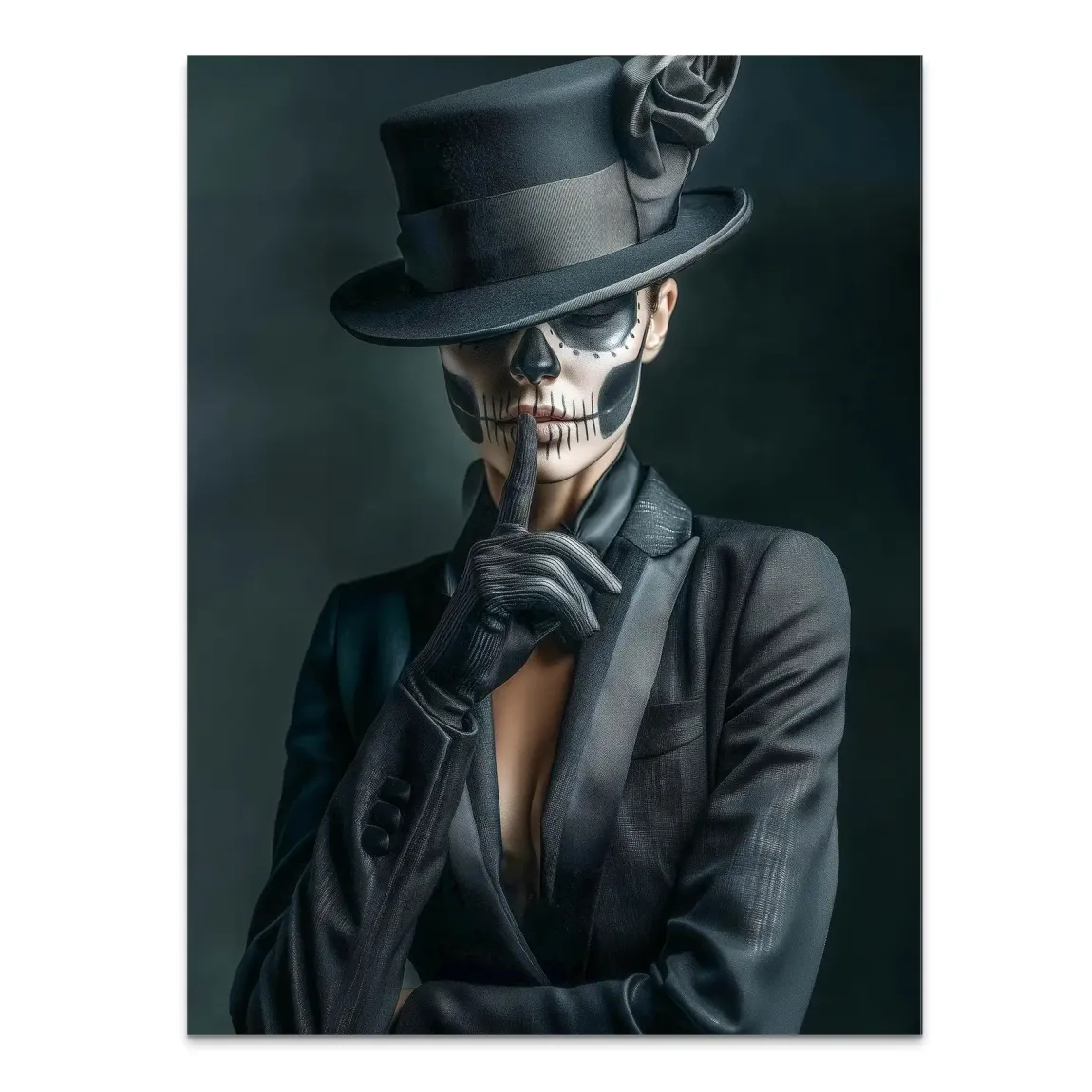 Silent la Catrina Alu Dibond Bild INGALERIE