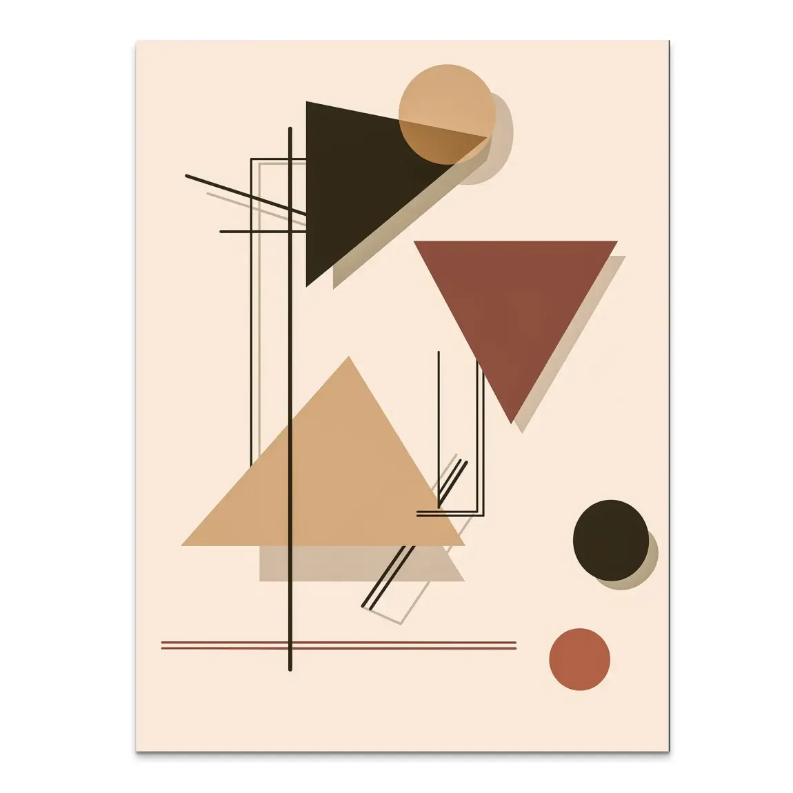Kandinsky Harmony Style Alu Dibond Bild INGALERIE