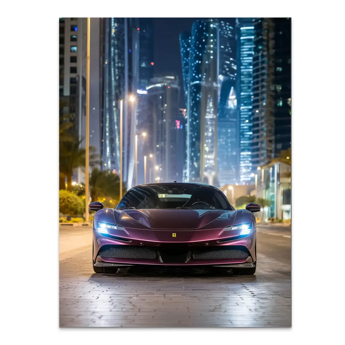Midnight SF90 Art Alu Dibond Bild