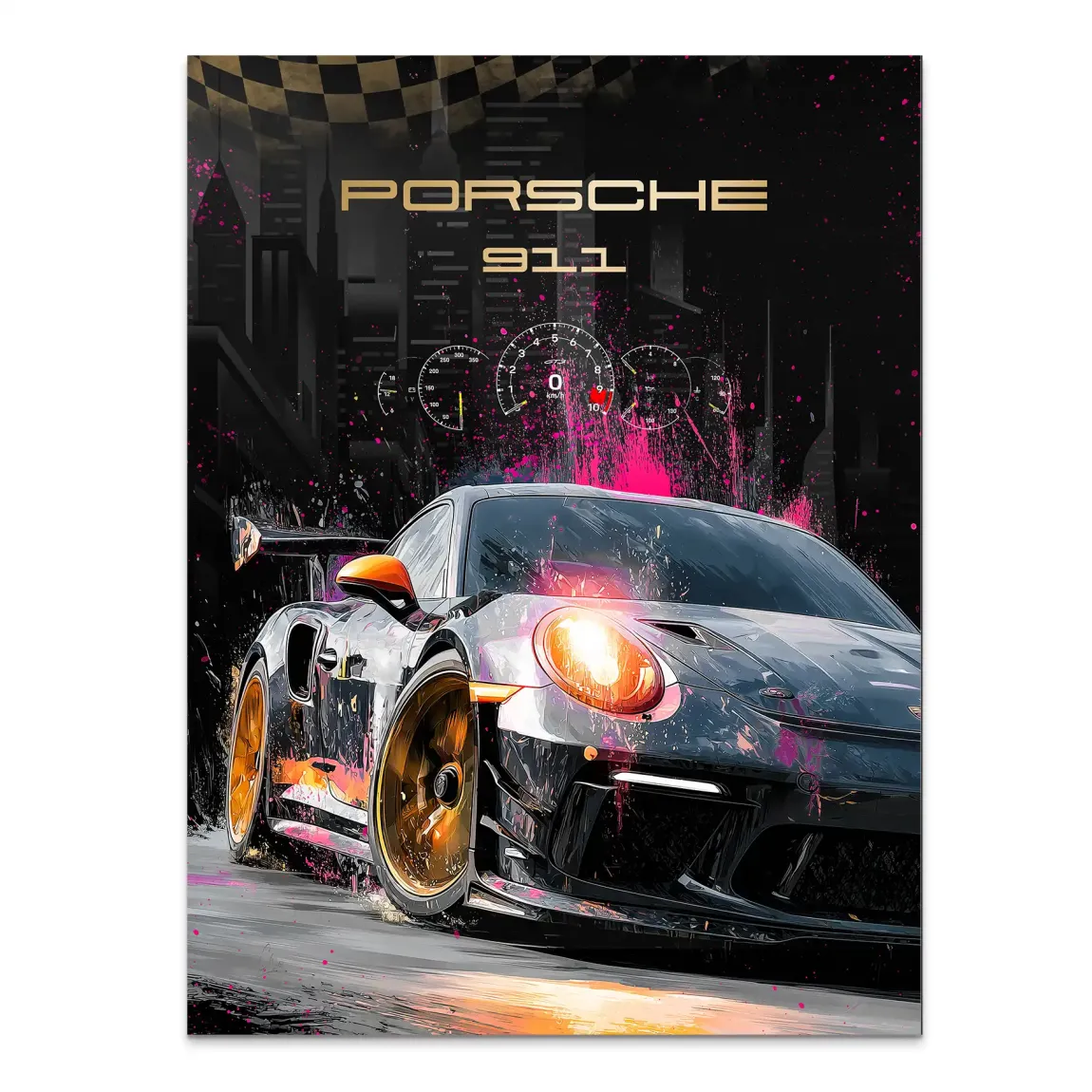 Porsche 911 GT3 Touch of Speed Alu Dibond Bild