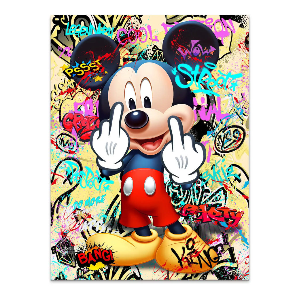 Micky Street Fresh Art AluDibond Bild INGALERIE