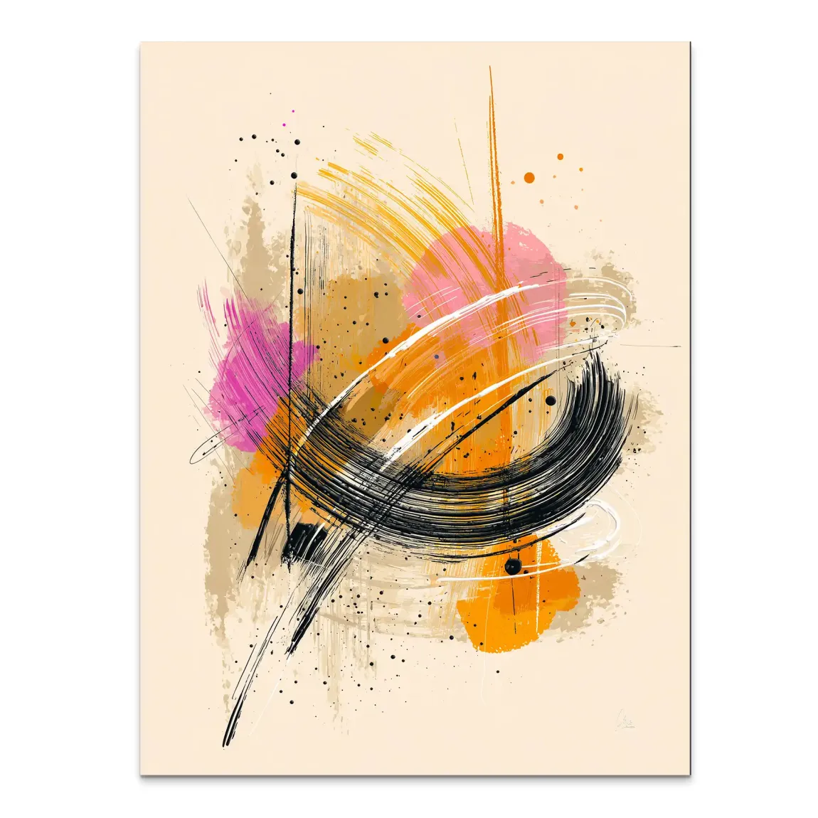 Modern Energie Abstrakt Alu Dibond Bild