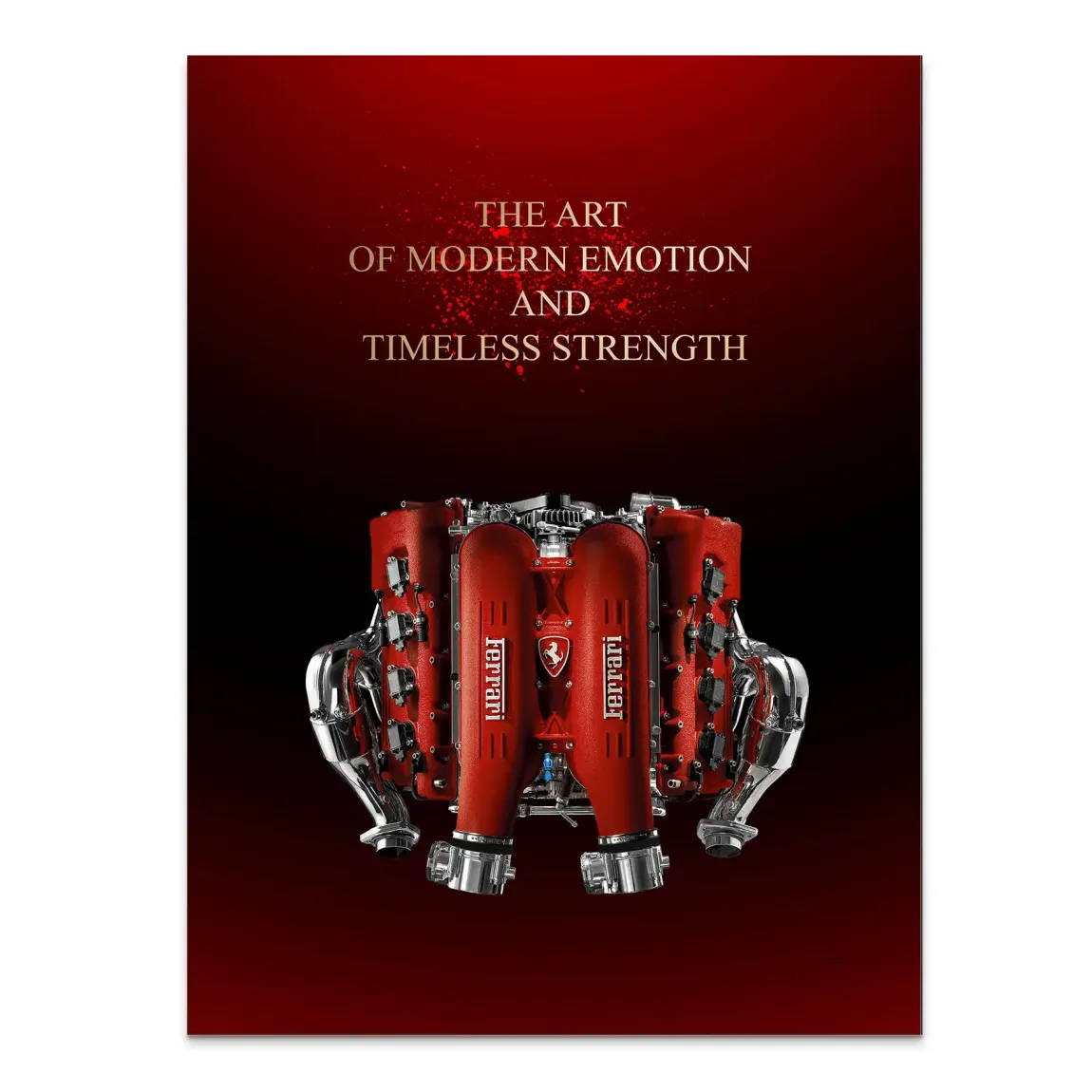 Ferrari Heart of Speed Alu Dibond Bild