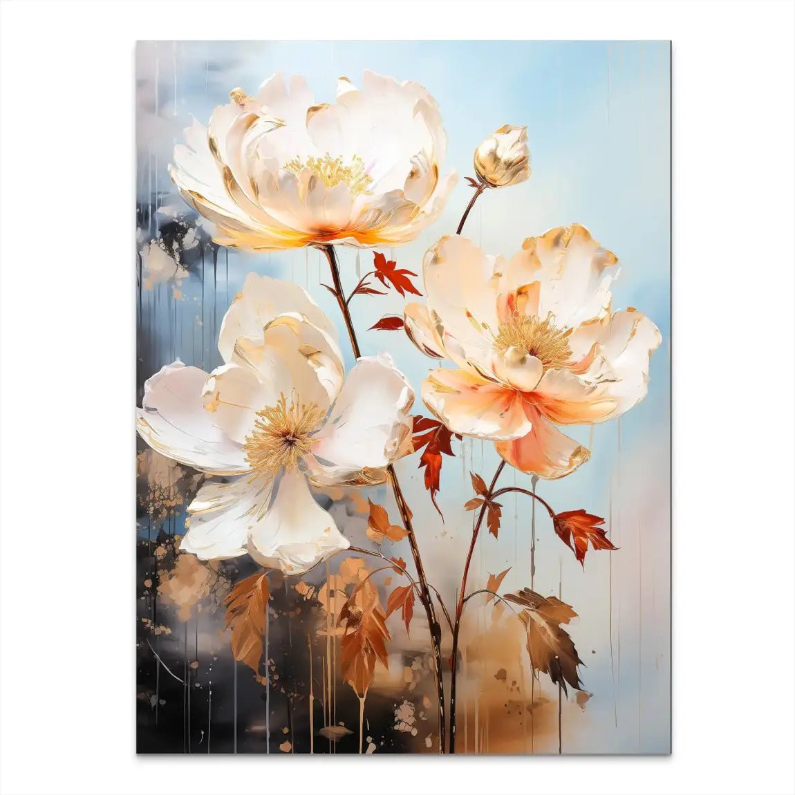 Flower Abstrakt Nr.14 Alu Dibond Bild INGALERIE