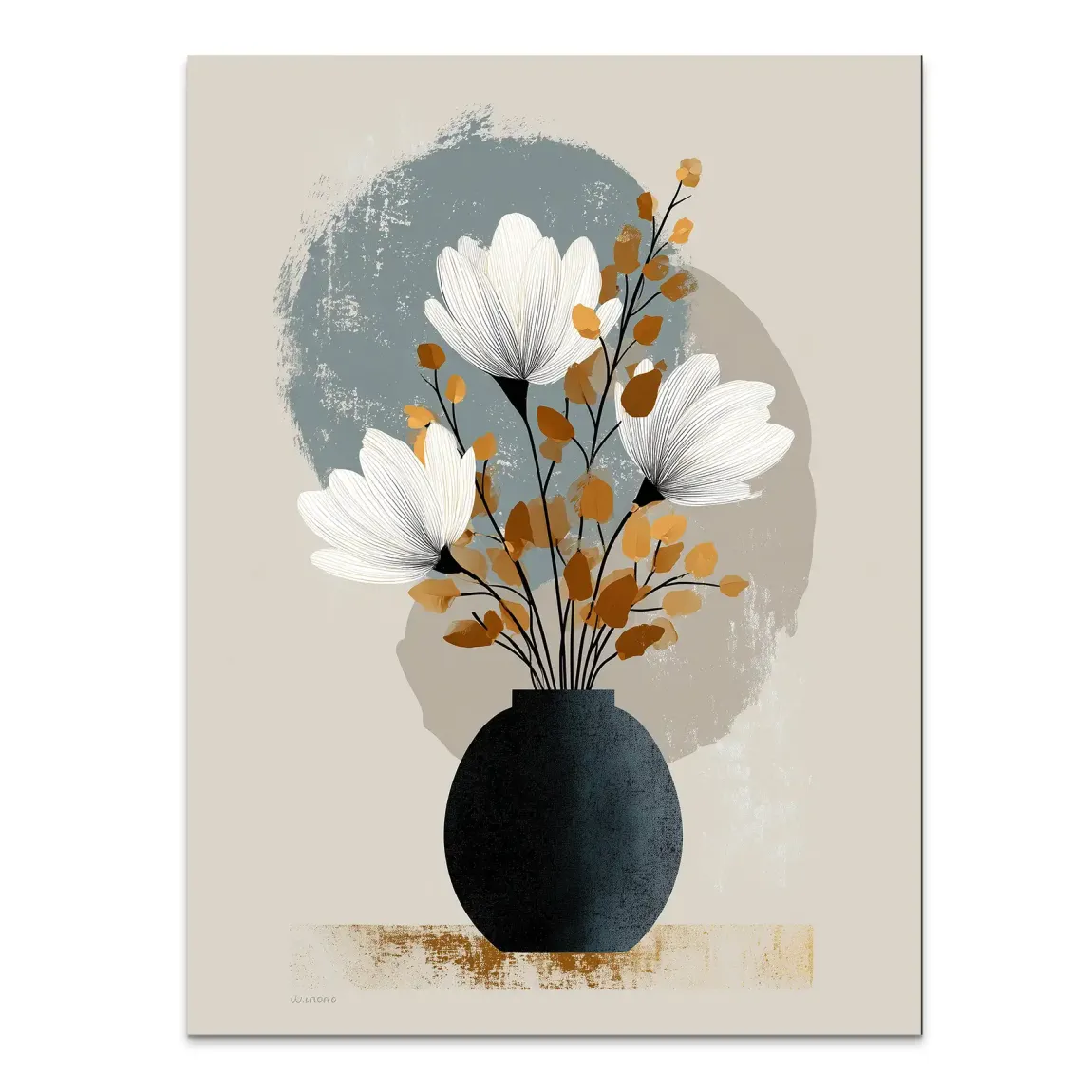 Pure Natur Abstrakt Alu Dibond Bild