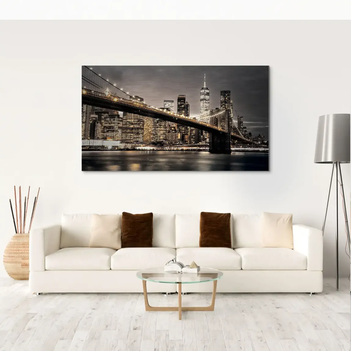 Manhattan Noble Art Aluminiumbild gebürstet