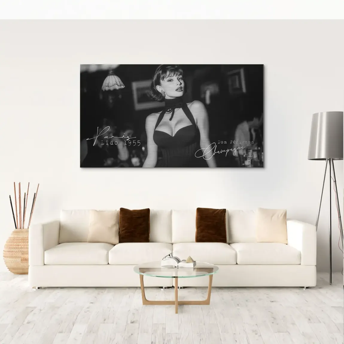 Audrey Hepburn Lido Bar Alu Gebürstet