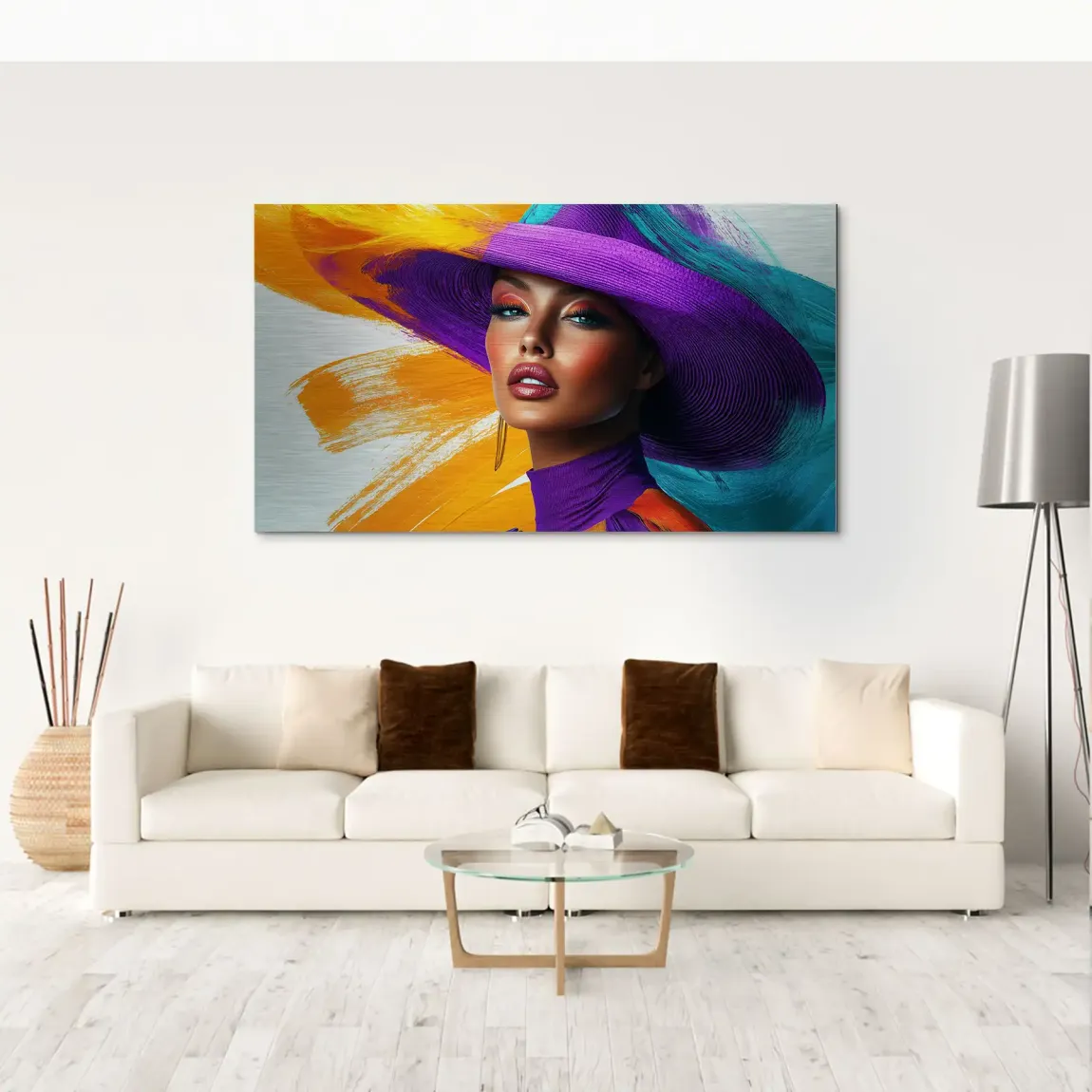 Vivid Fashion Color Art Alu Gebürstet