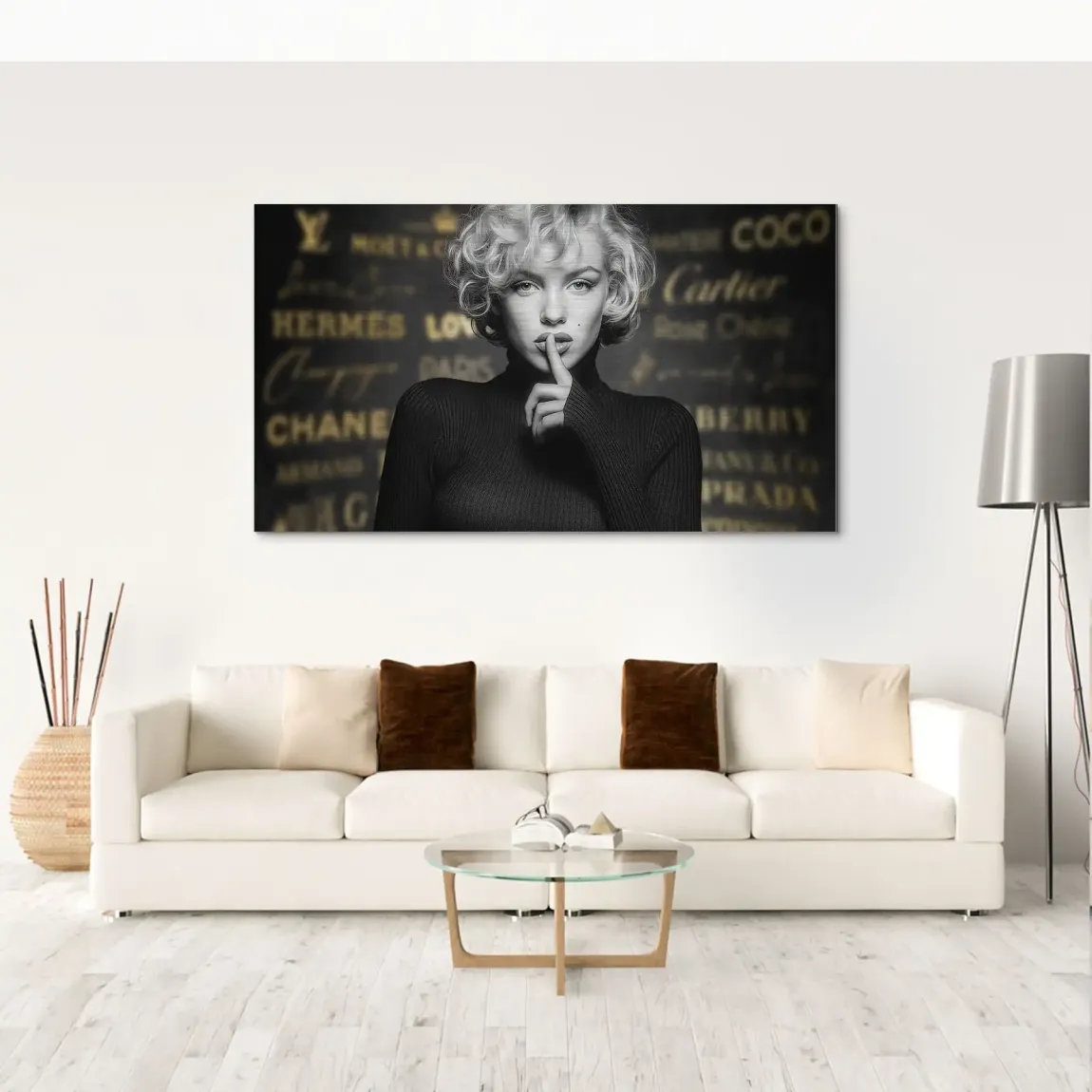 Marilyn Monroe Secret Glamour Alu Gebürstet