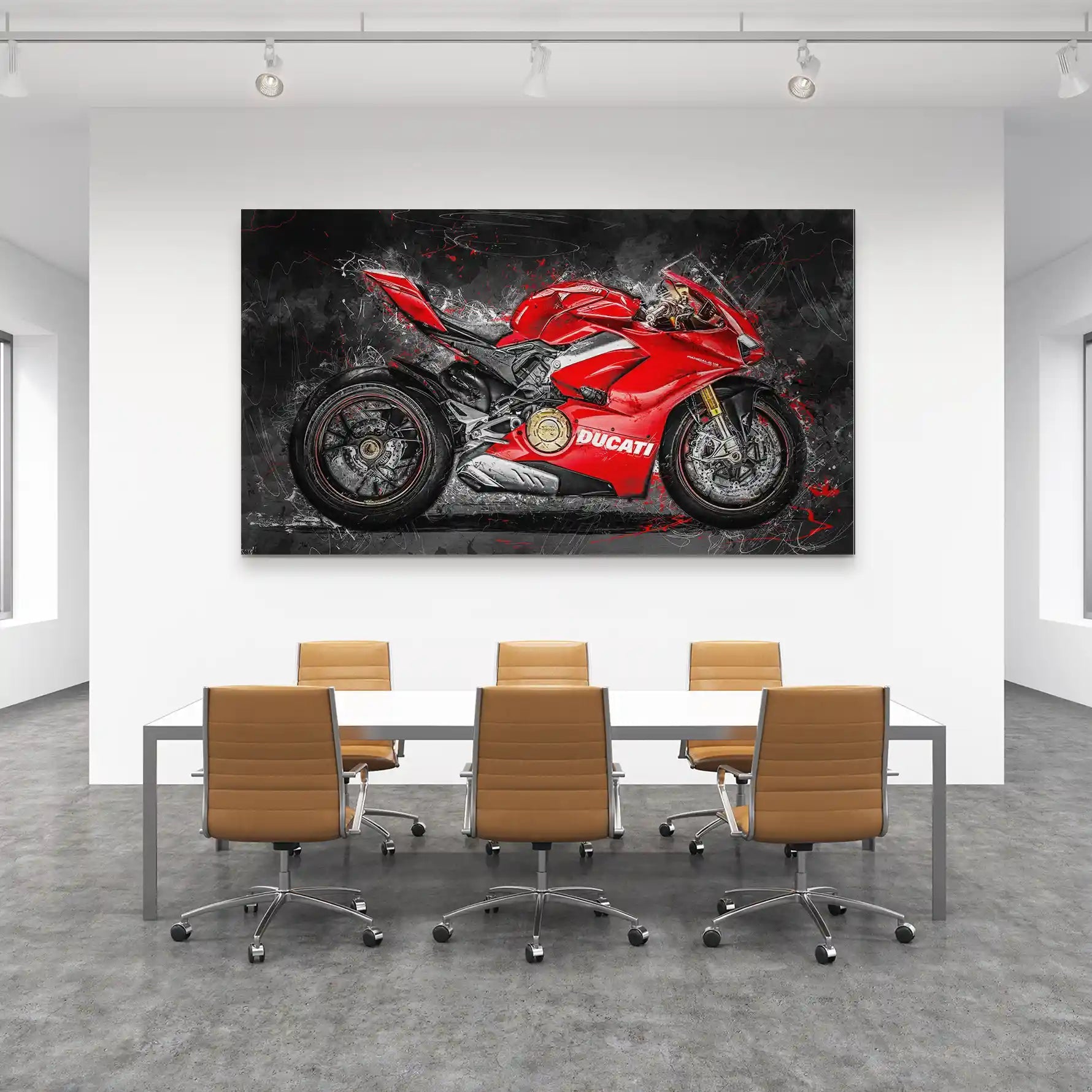 Ducati Panigale Abstrakt Alu Gebürstet INGALERIE