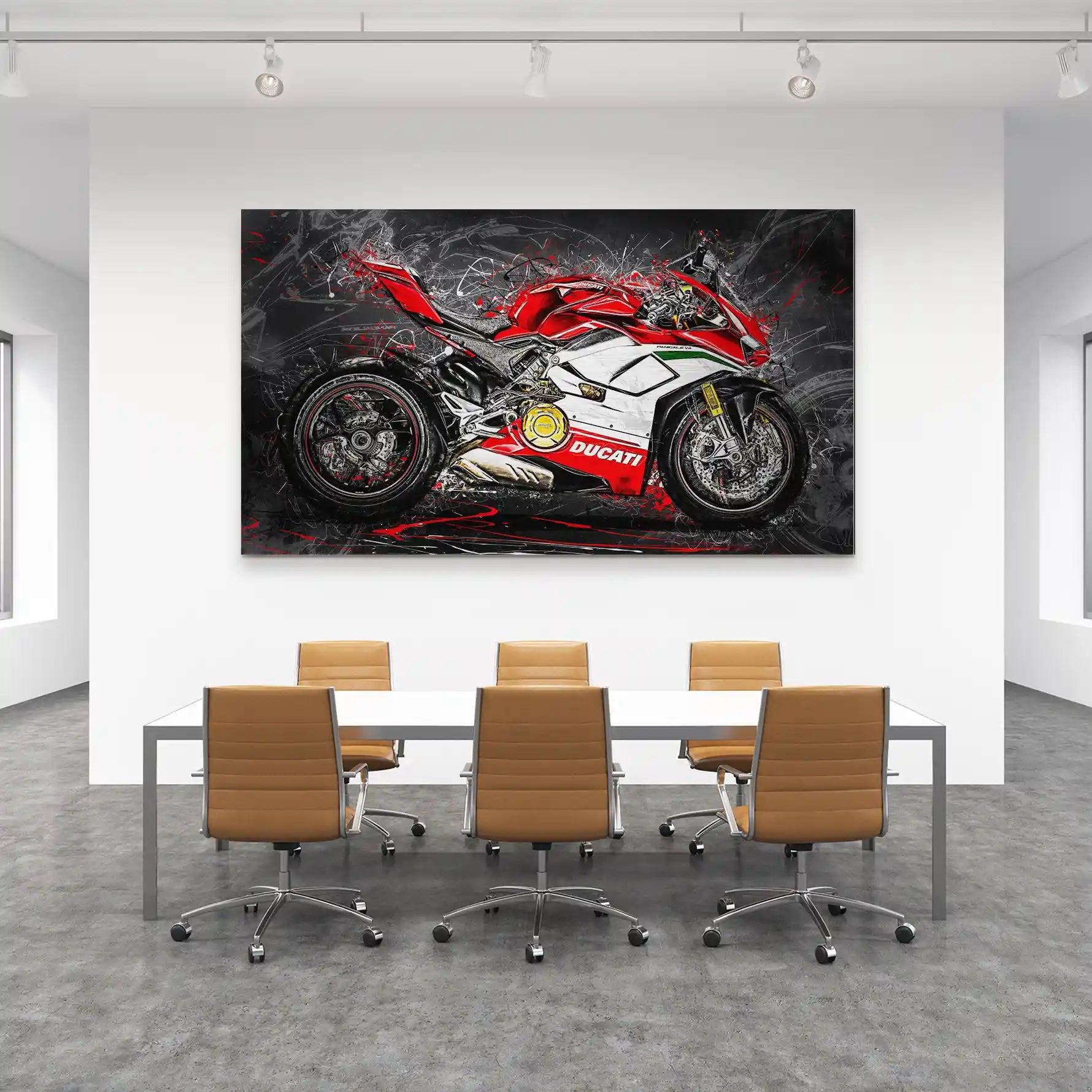 Ducati Panigale V4 Abstrakt Alu Gebürstet INGALERIE