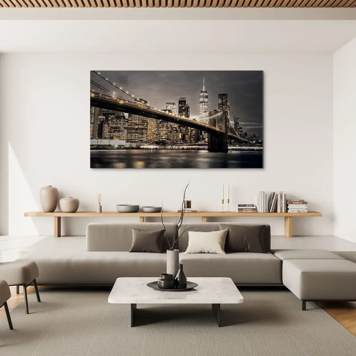 Manhattan Noble Art Aluminiumbild gebürstet