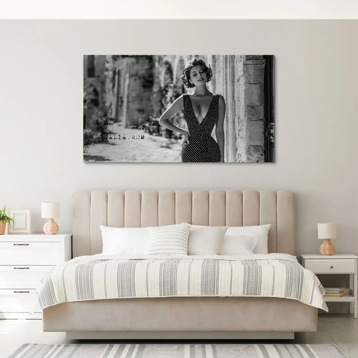 Sophia Loren Diva Aluminiumbild gebürstet