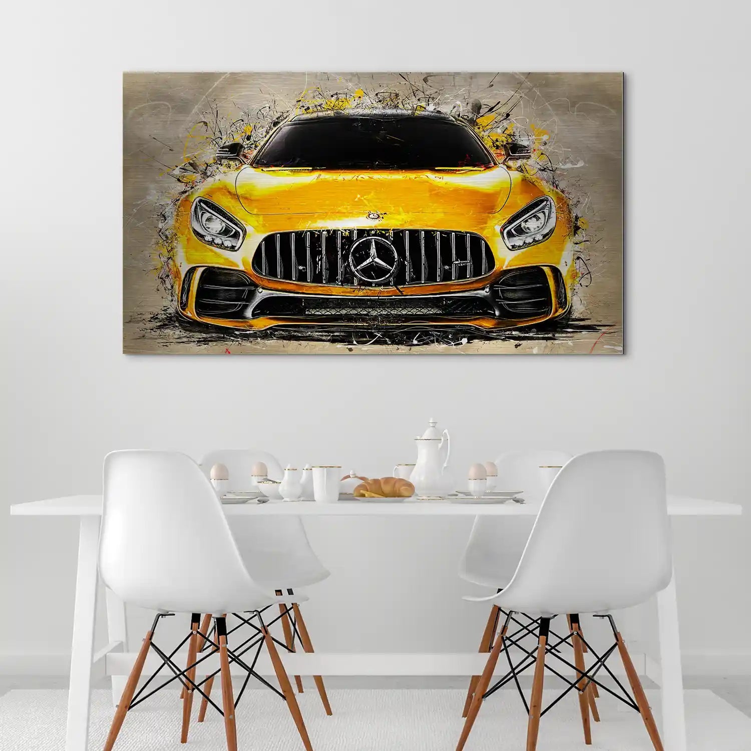 Mercedes AMG GT Retro Style Alu Gebürstet INGALERIE