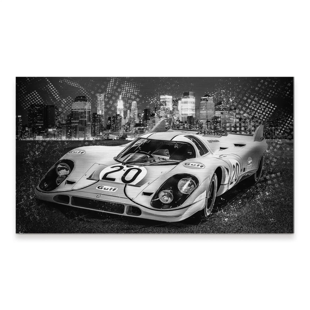 Porsche 917 Black Style Alu Gebürstet INGALERIE