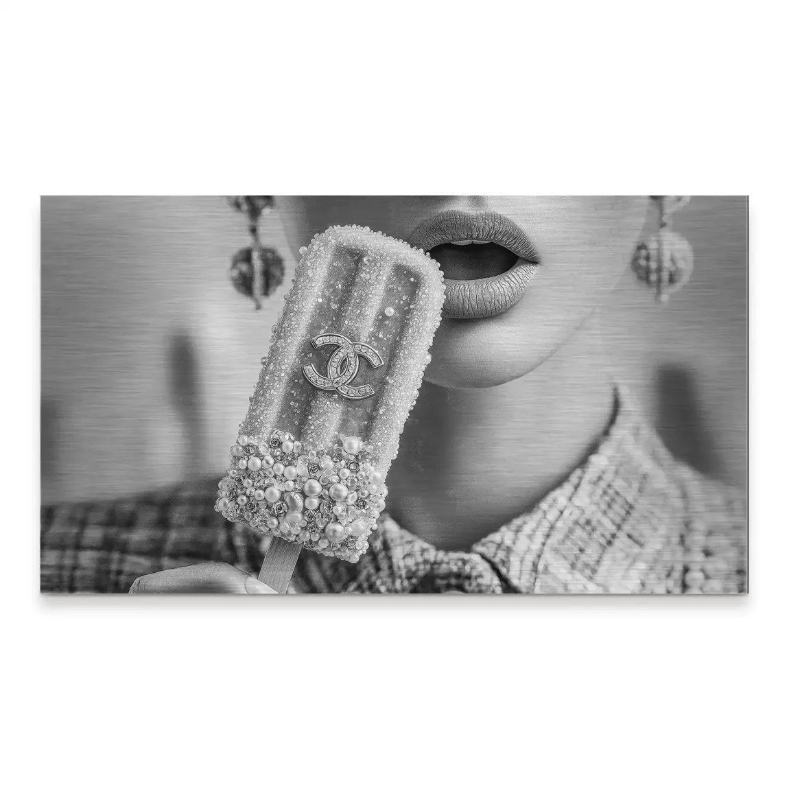 Coco Ice Art Black Edition Alu Gebürstet