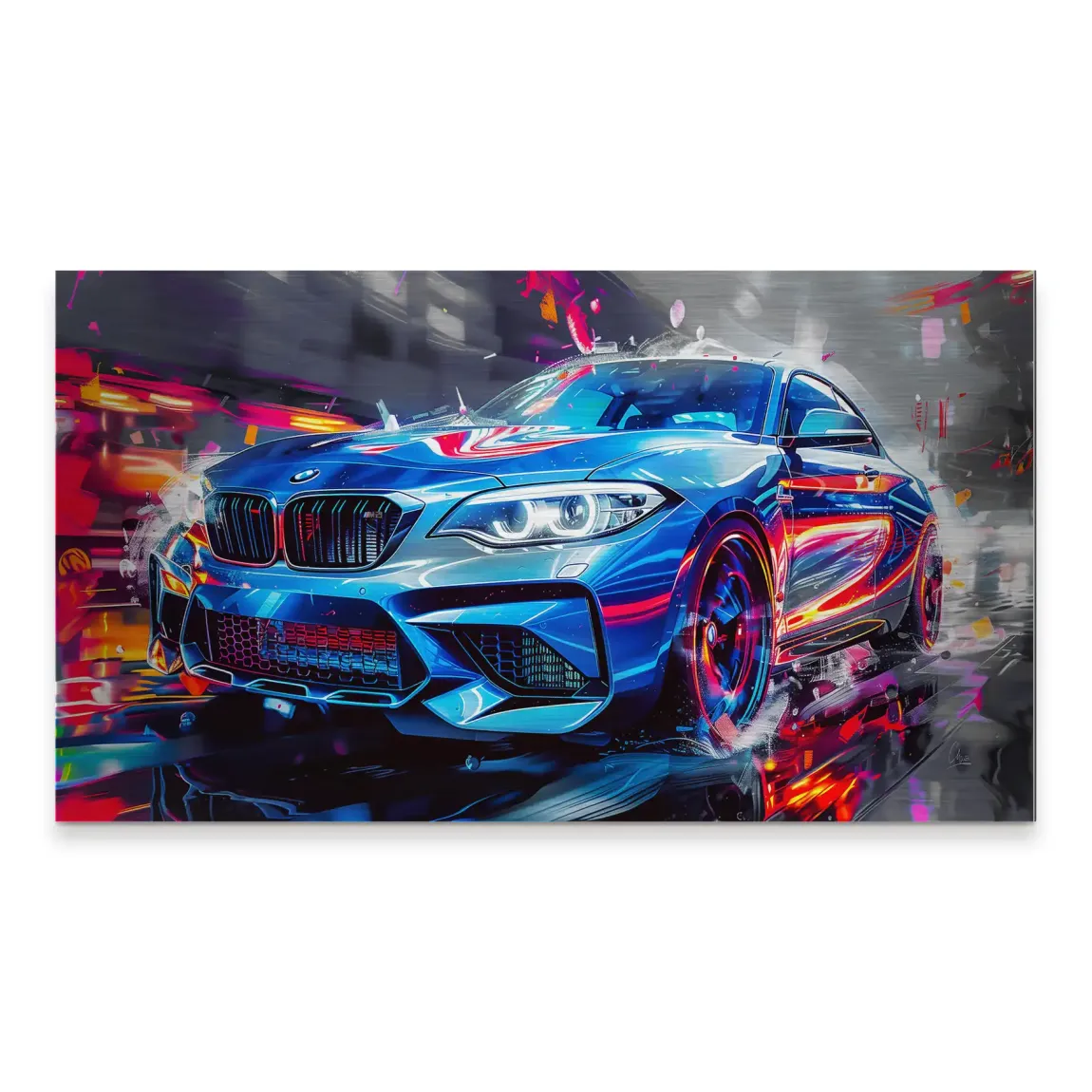 BMW M2 Abstrakt Vision Alu Gebürstet