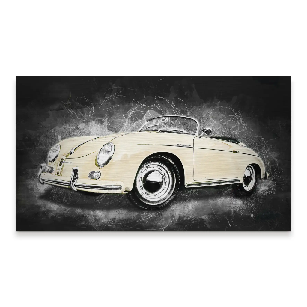 Ivory Elegance – Porsche Speedster 365 Alu gebürstet Bild INGALERIE