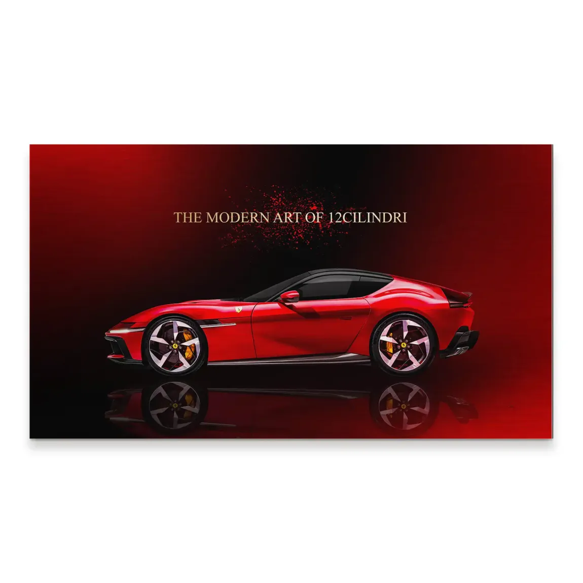 Ferrari Prestige Art Alu Gebürstet