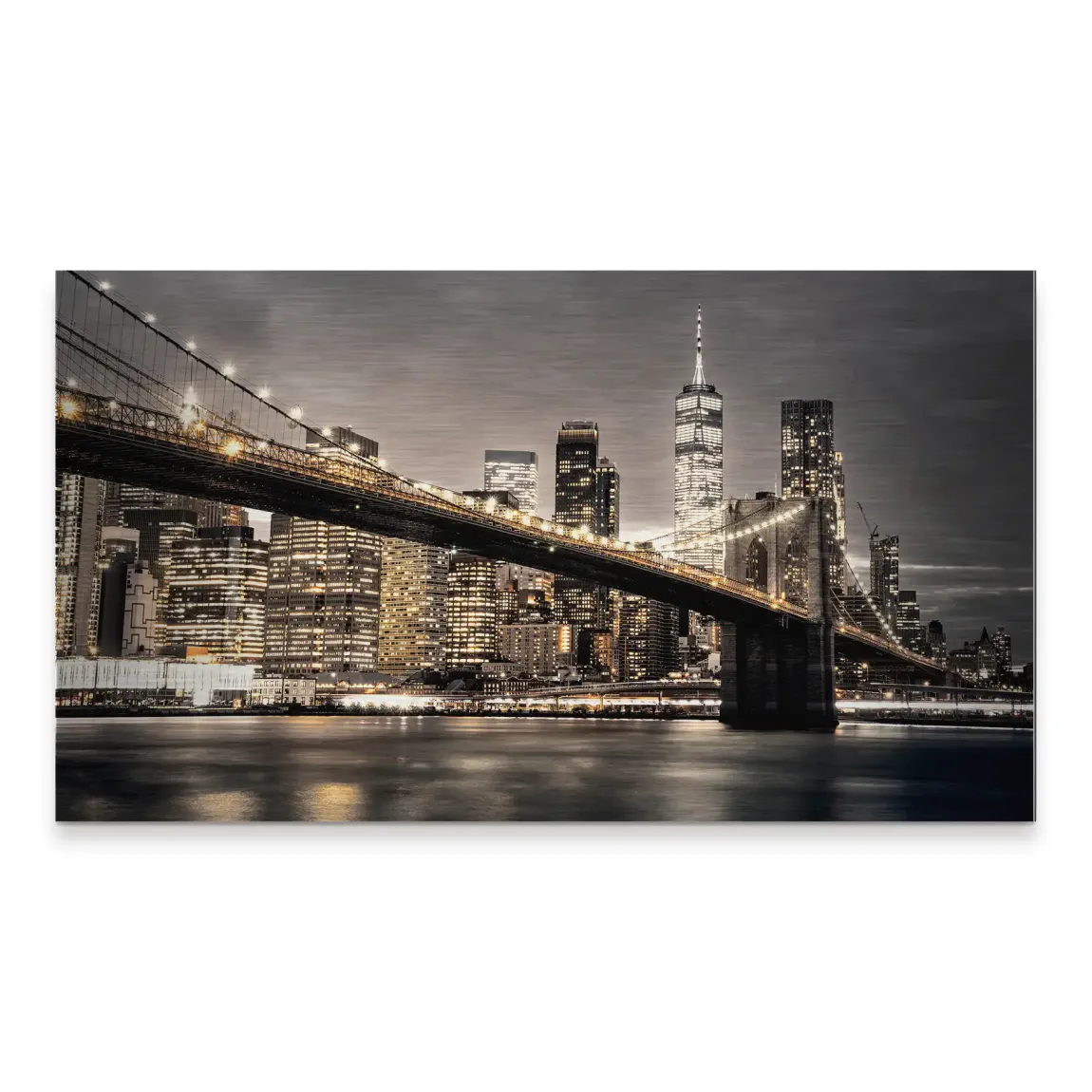 Manhattan Noble Art Aluminiumbild gebürstet