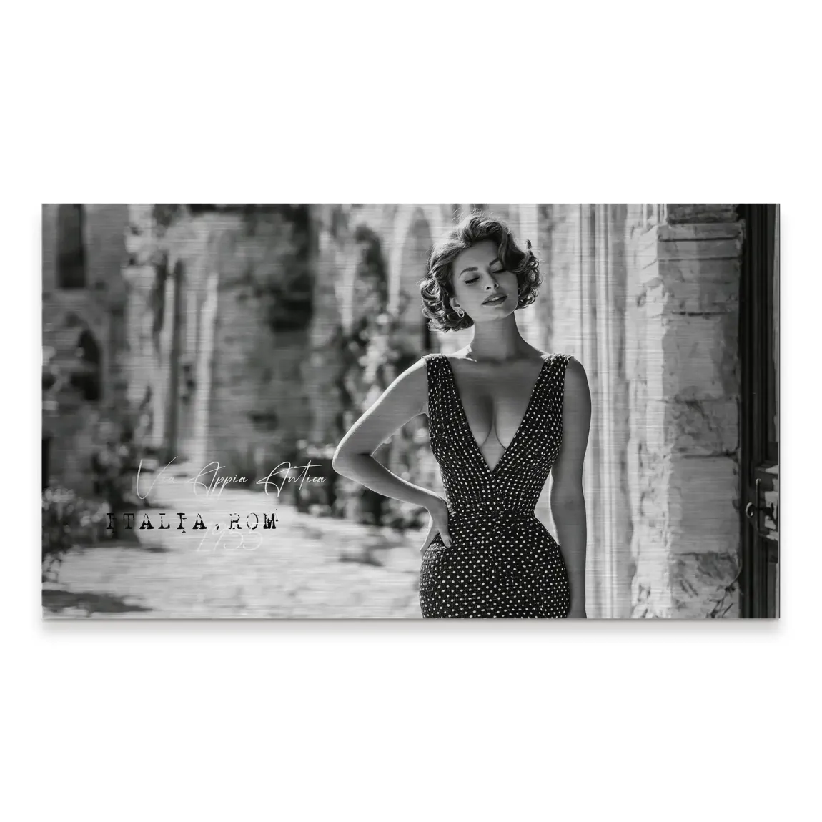 Sophia Loren Diva Aluminiumbild gebürstet