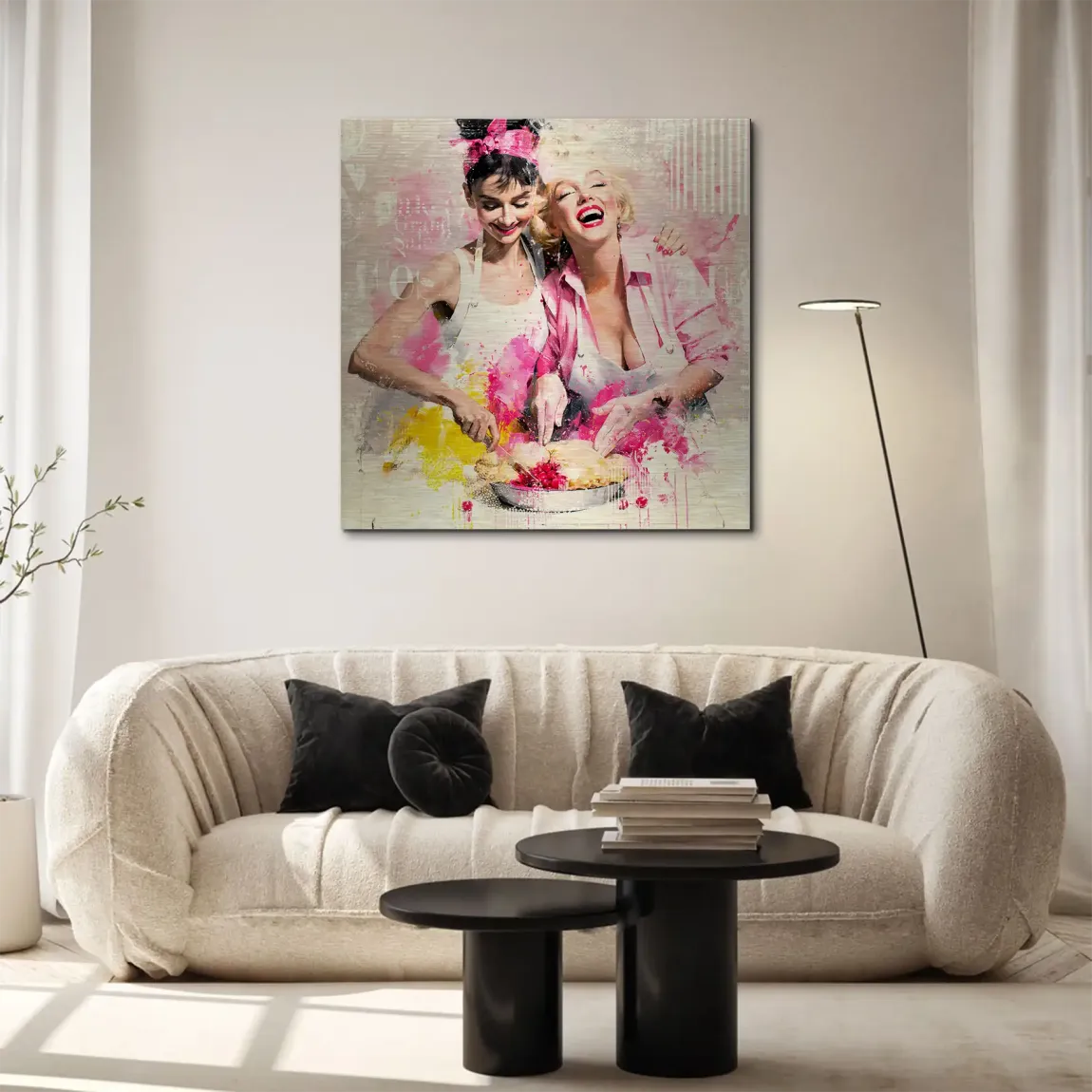 Audrey Marilyn Joy Aluminiumbild gebürstet
