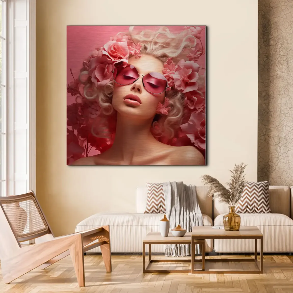 Pink Mirage Alu Gebürstet Bild