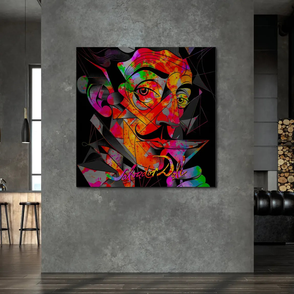 Infinite Mind Salvador Dalí Alu Gebürstet Bild - INGALERIE | Dein Onlineshop für moderne Wandbilder