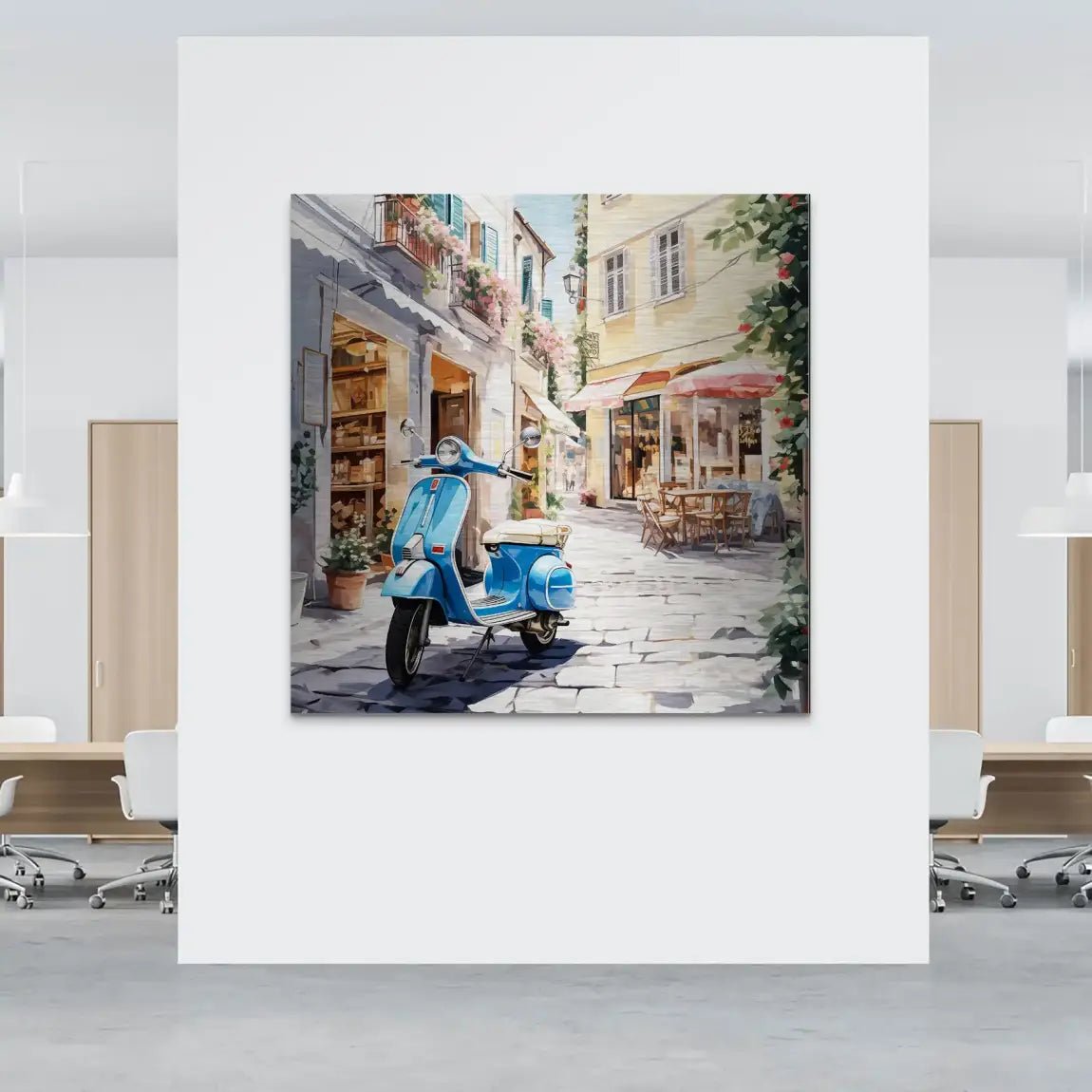 Italy Flair Alu Gebürstet Bild INGALERIE