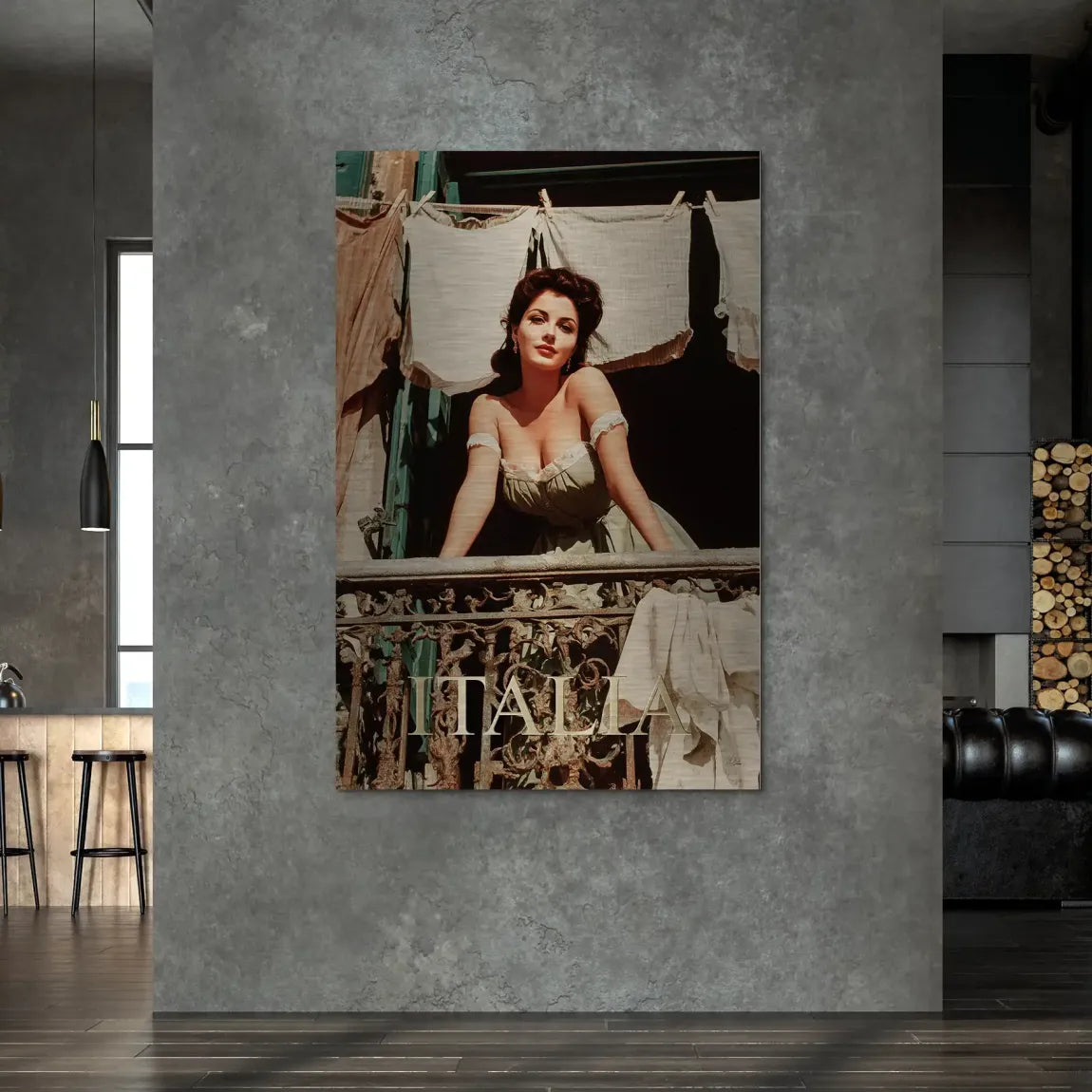 Bella Donna Alu Dibond Bild gebürstet