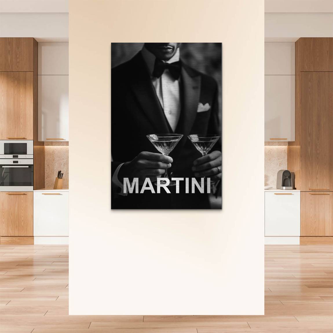 Martini Moment Alu Dibond Bild gebürstet