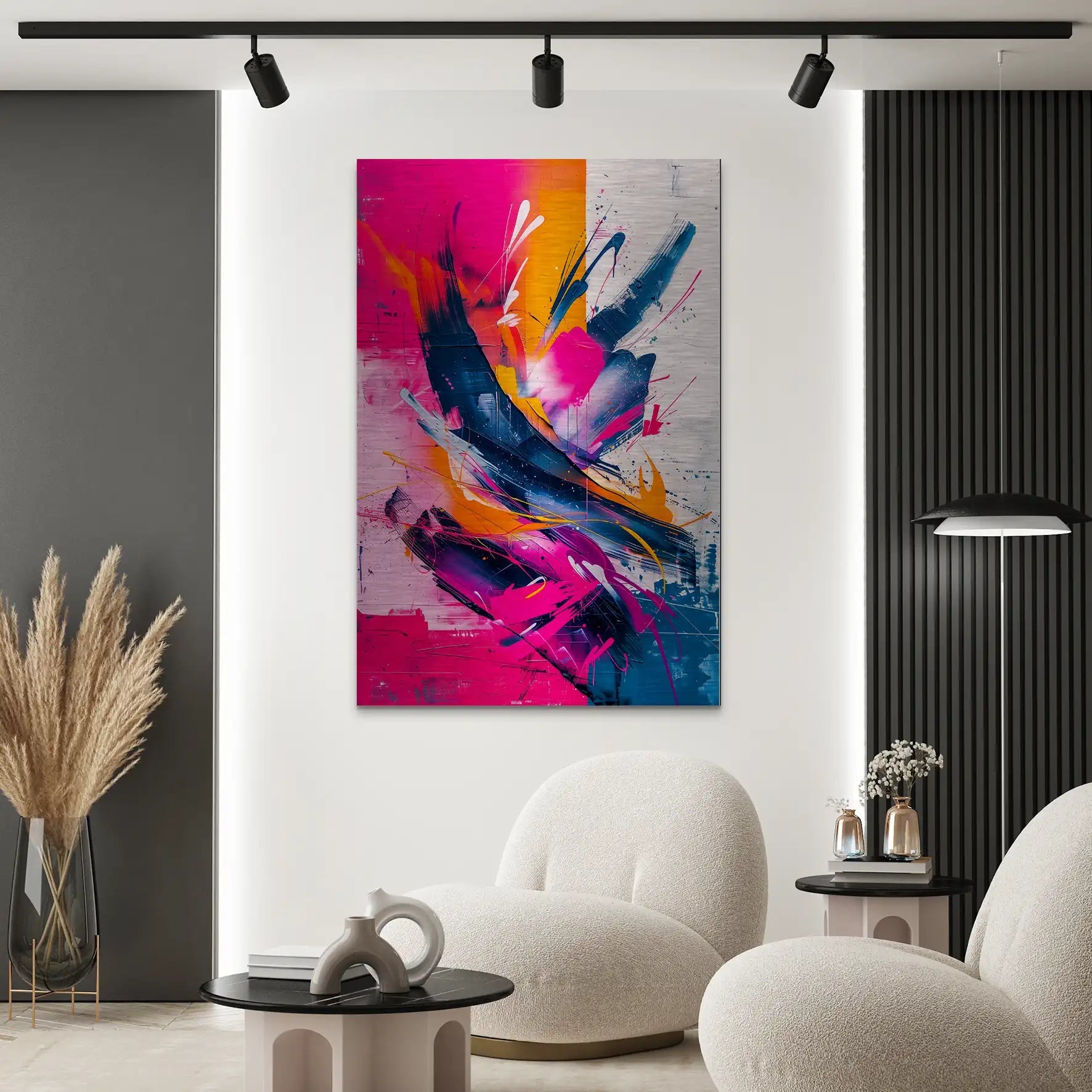 Abstrakt Nr.23 Alu Gebürstet Bild INGALERIE