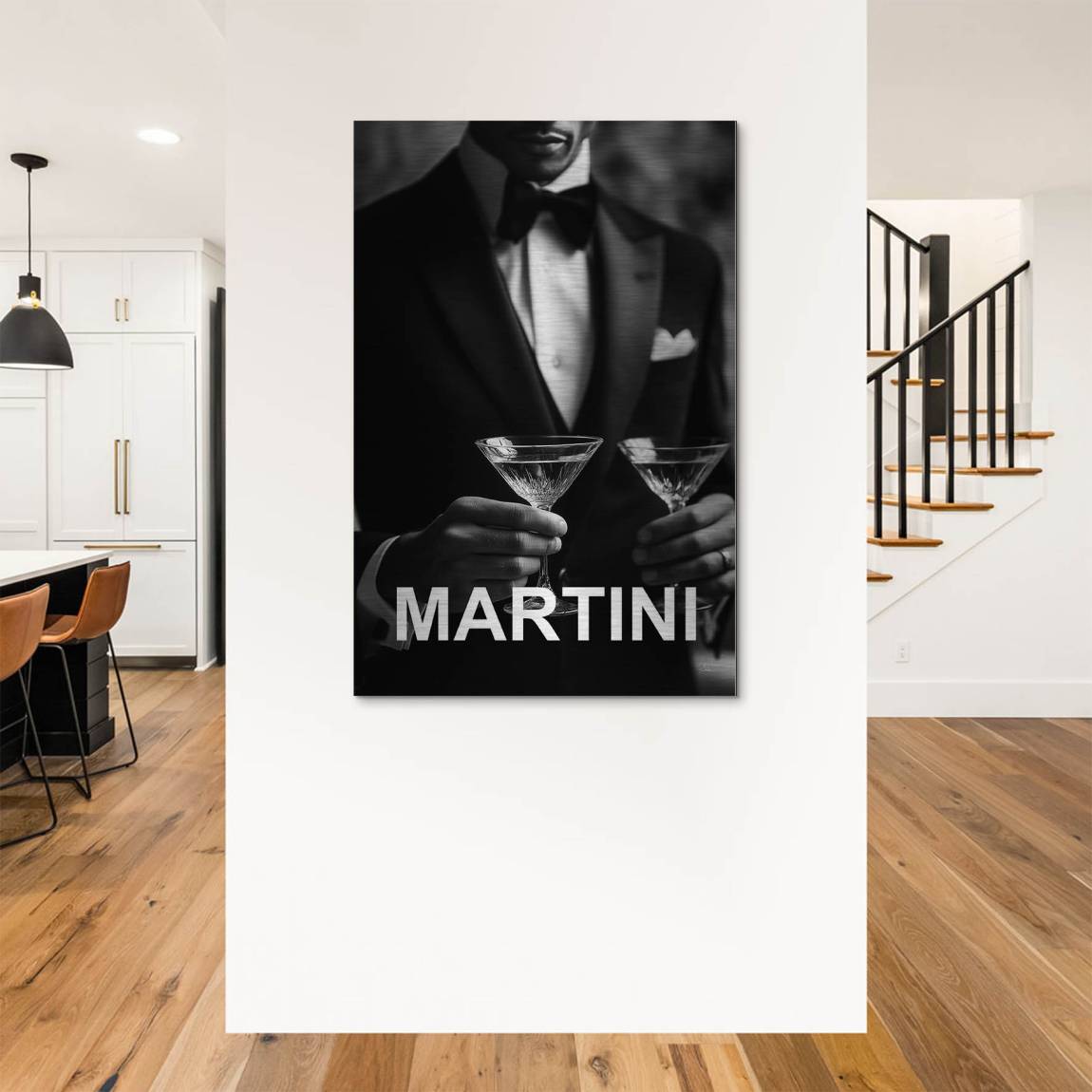 Martini Moment Alu Dibond Bild gebürstet