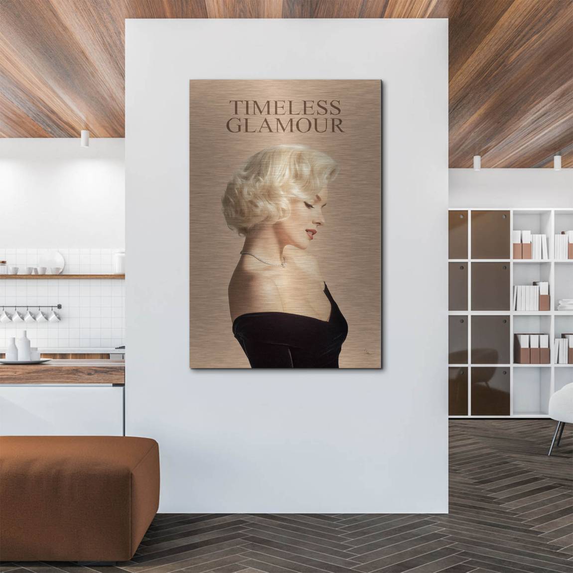 Marilyn Hollywood Grace Aluminiumbild gebürstet