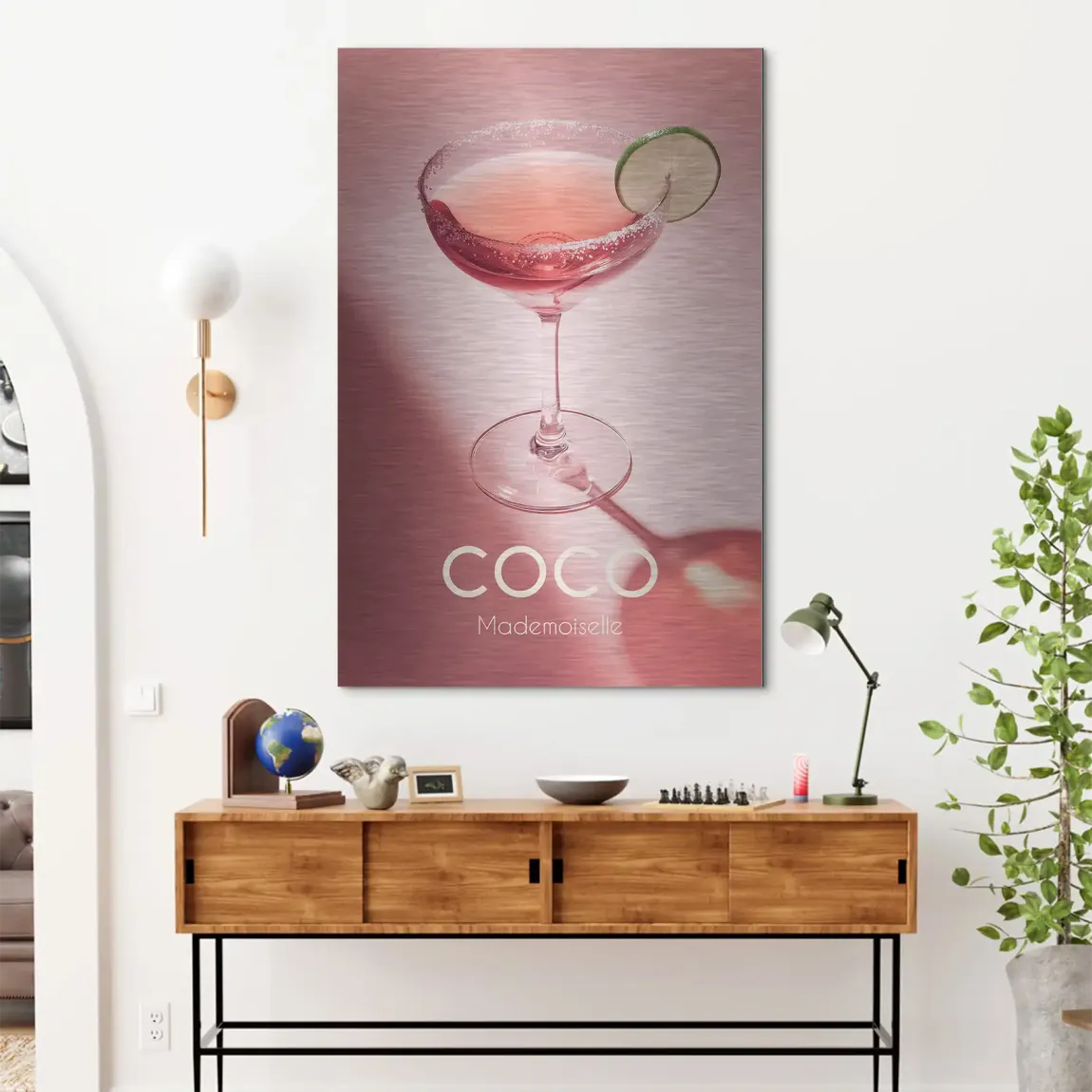 Parisian Essence Alu Dibond Bild gebürstet - INGALERIE | Dein Onlineshop für moderne Wandbilder