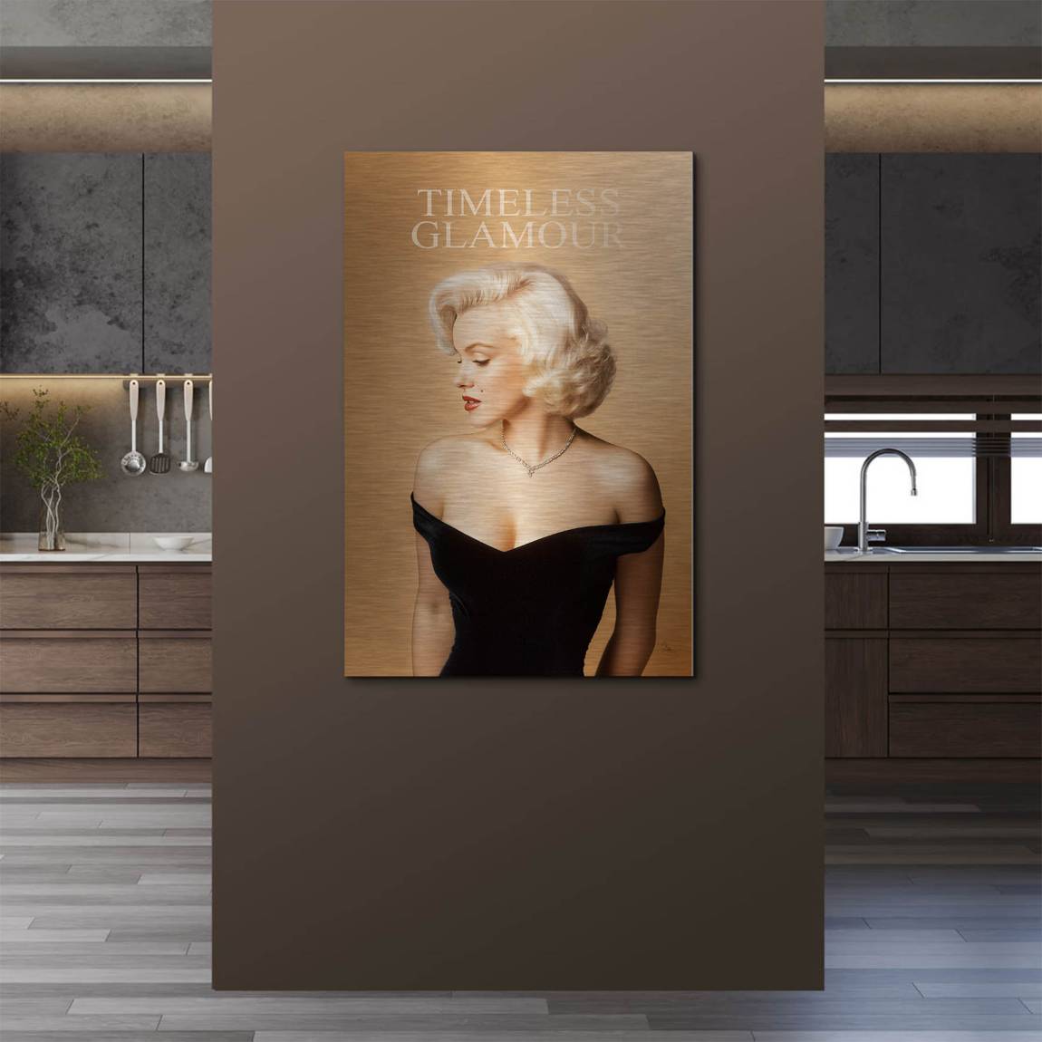 Marilyn Monroe Timeless Aluminiumbild gebürstet