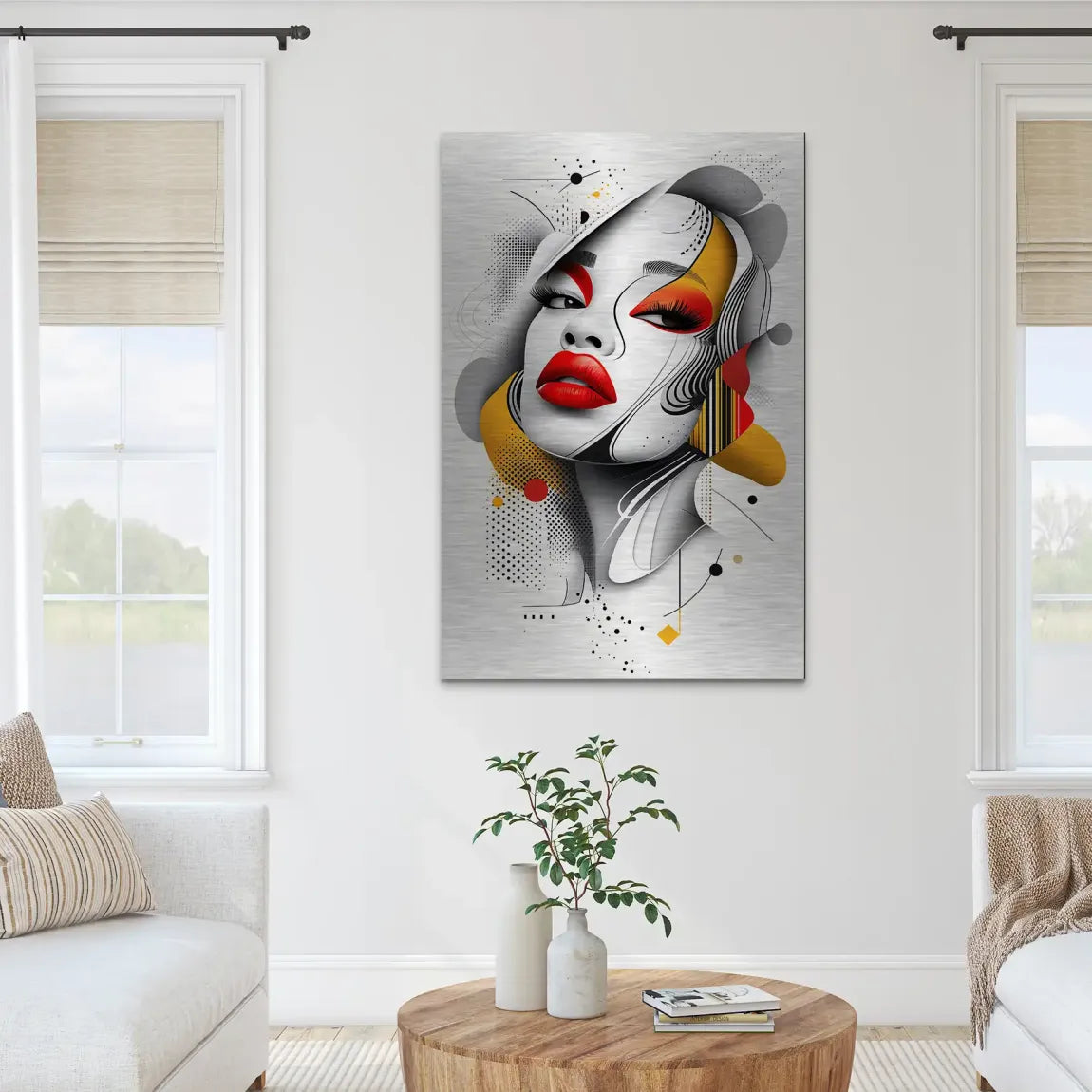 Femme Fatale Modern Art AluDibond Gebürstet INGALERIE