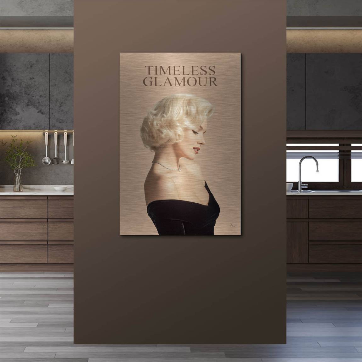 Marilyn Hollywood Grace Aluminiumbild gebürstet