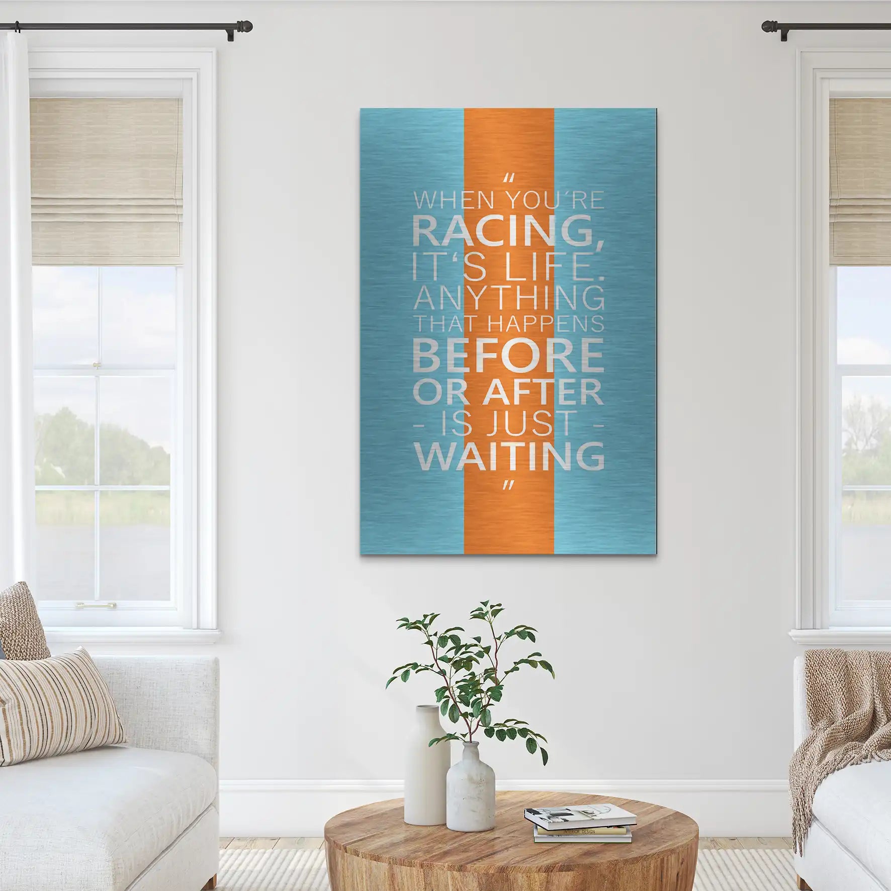 Racing Is Life AluDibond Gebürstet INGALERIE