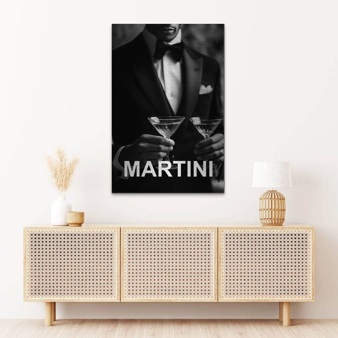 Martini Moment Alu Dibond Bild gebürstet
